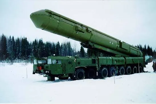 Испытание российской ракеты «Тополь-М»