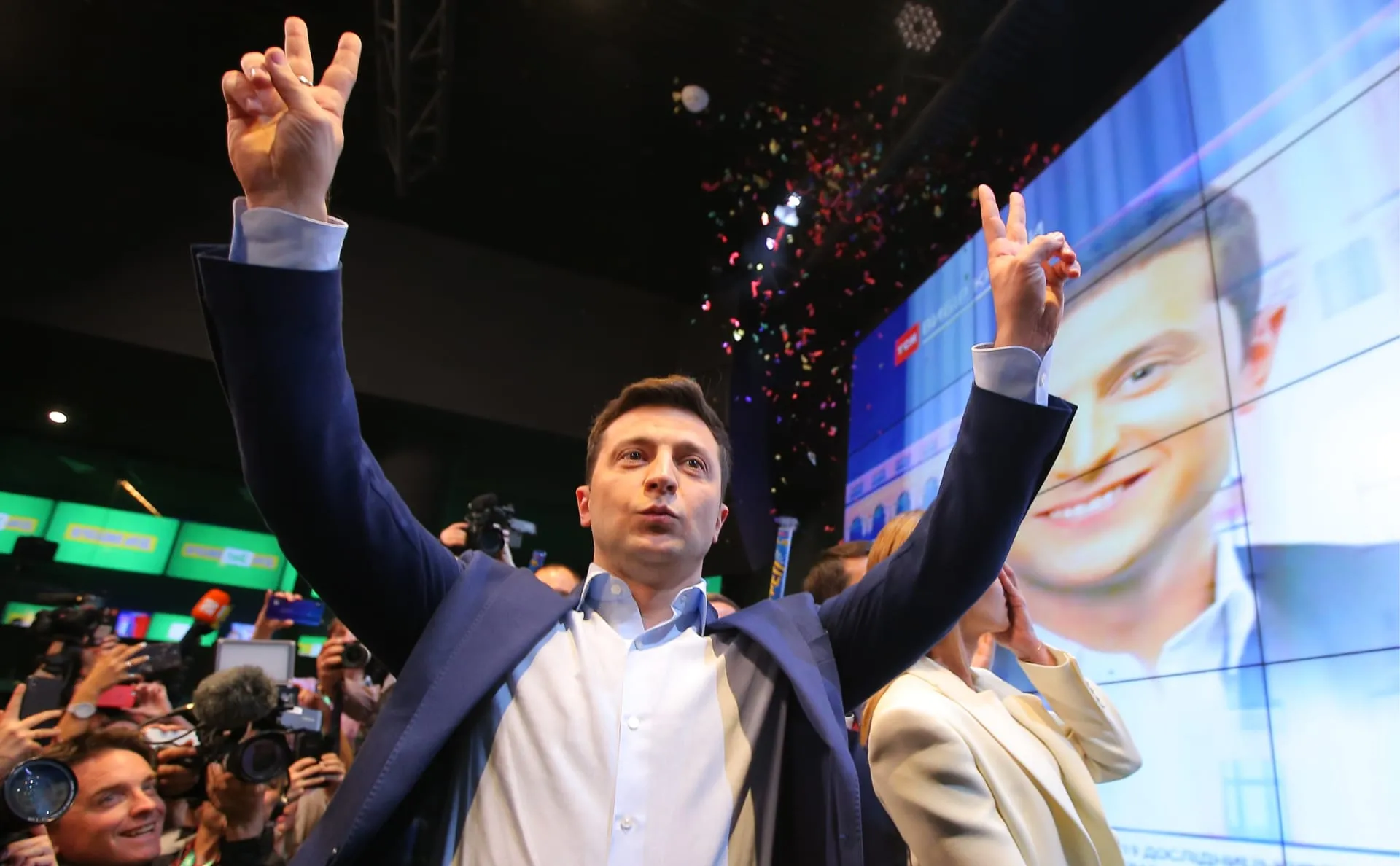 Победа Зеленского на президентских выборах в Украине