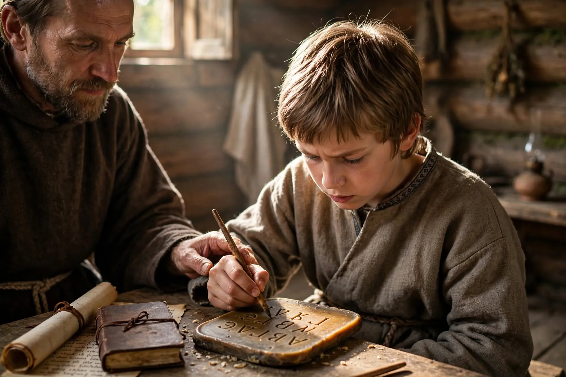 Игорь: первые уроки грамоты
